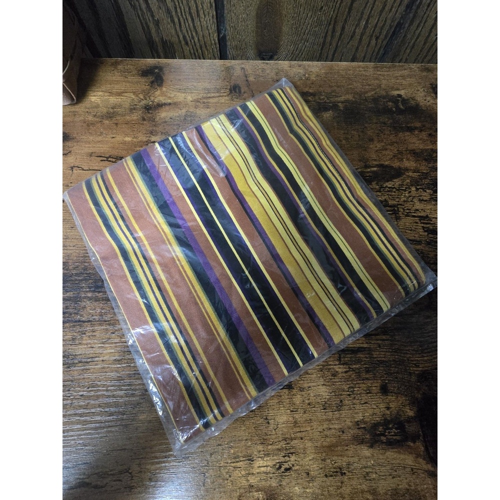 Longaberger Apron In Autumn Stripes Fall Colors